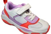 Clarins leather lilac girls trainers