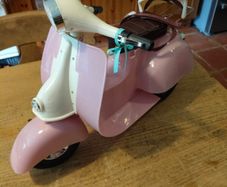 Our Generation 3 wheel scooter with helmet. Like new.