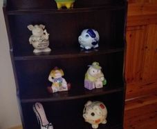 mahogony book case