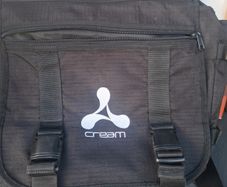 Authentic 90s Cream Liverpool Record Messenger Bag