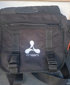 Authentic 90s Cream Liverpool Record Messenger Bag
