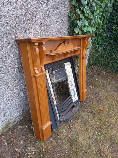 Vintage Fireplace, 54 inches