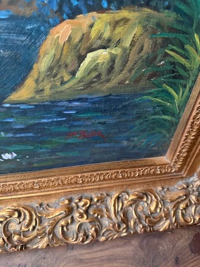 oil painting.