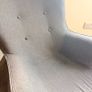 JYSK armchair and matching footstool set Image 3