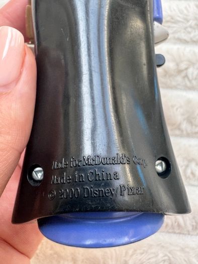 Happy Meal McDonald's 2000 Toy Story Disney Pixar Emperor Zurg DAmaged Weapon Loose hand approx. 11 cm. Used Please see photos