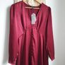 Nobody's Child Burgundy Dress Size Uk 14 Image 7