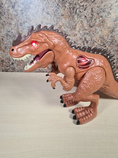 Dragon I Toys Mighty T Rex Dinosaur Electronic Walking Toy Action Figure With Sounds