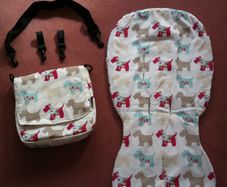 Bugaboo Cameleon Custom made Seat Liner & Matching changing bag
