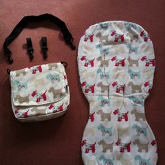 Bugaboo Cameleon Custom made Seat Liner & Matching changing bag