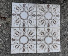 Wall tile, 6 x 6 inch.