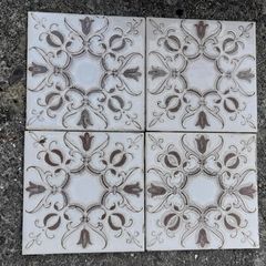 Wall tile, 6 x 6 inch.