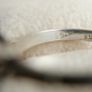Vintage Sterling Silver 925 Purple Striped Agate Ring size P - 2,82g Image 8