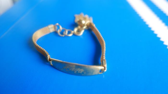Vintage Gold Tone ANNA Bracelet 17cm