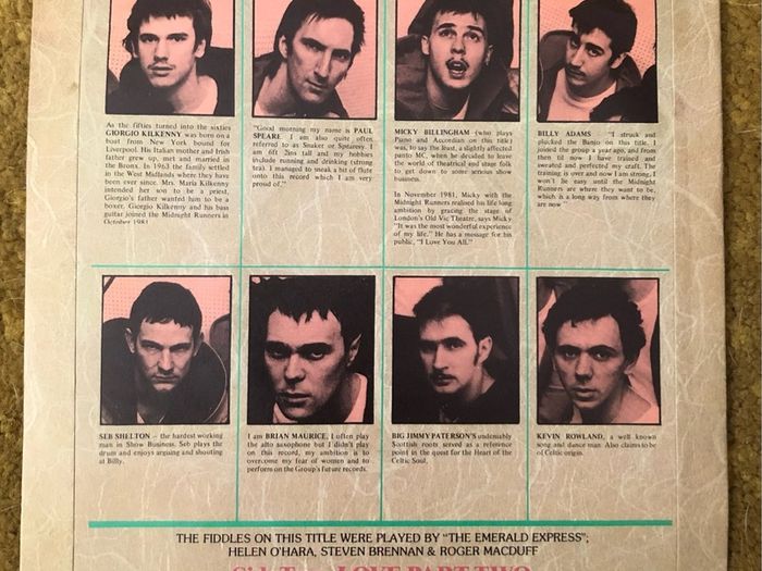 Dexys Midnight Runners - The Celtic Soul Brothers (1982) 7"