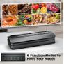 BRAND NEW Vacuum Sealer Dry and Wet Food Vacuum Sealer Machine with Vacuum Sealing Bag Roll Built-in Cutter and Stand Image 2