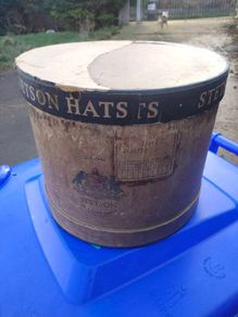 Early 20th Century Stetson Hat Box