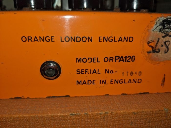 1974 Orange PA120 Vintage Guitar Bass Amp