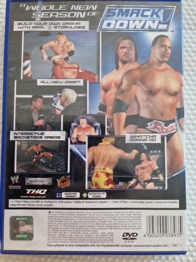 W Smackdown Shut your mouth PlayStation2 Ps2 Games Original
