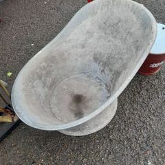 Vintage Galvanised Slipper Bath