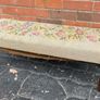 Antique Embroidered Window Seat Image 3