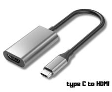 USB C to HDMI 4K Adapter Cable 20cm
