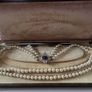 Vintage 1950s Pearl Necklace Double Strand Simulated Pearls, with Pendant Clasp. Beautiful Vintage Piece! Please PM for details. Katie P. Image 2