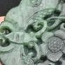 Quality Lotus Leaf Jade Pendant Set. Image 5
