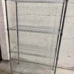 HEAVY DUTY Chrome Wire 4 Tier Shelving Unit 120 x 40 x 150 Cm (Brand New in Box)
