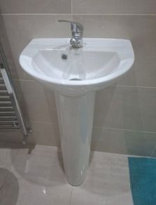Wash hand Basin and Pedestal