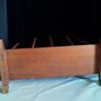 Deco newspaper rack, wooden magazine rack Image 5