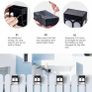 6 Pack Outdoor Wall Solar Lights,Fence Solar Lights Outdoor,Solar Wall Lights Outdoor Garden Waterproof, Decorative Garden Lights Image 6