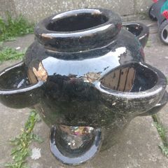 Large Ceramic Herb / Strawberry Pot