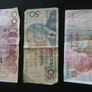 Old Moroccan bank notes from the 80's Image 2