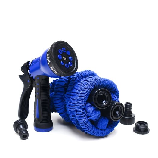 50ft Expandable Garden Hose + 8 Settings Spray Nozzle