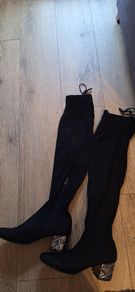 Long black boots