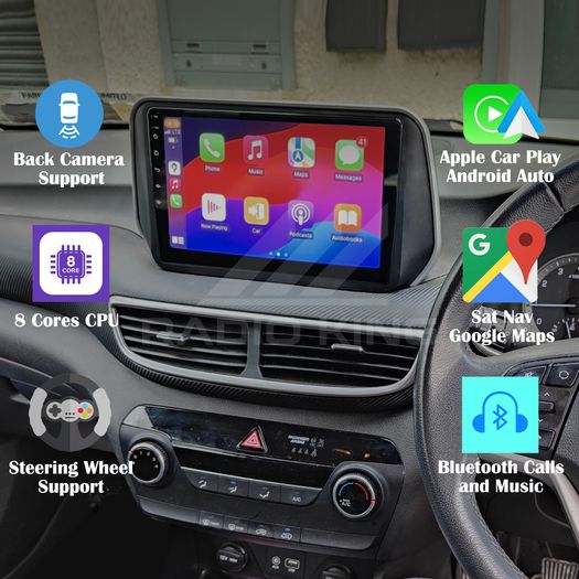 Premium Carplay Hyundai Tucson Android Stereo