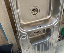 stainless steel sink