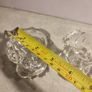 Pair of 1970s Reims VMC French glass candlestick holders Image 3