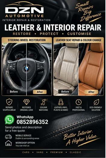 Car leather fix