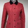 Red Quilted Jacket Image 3