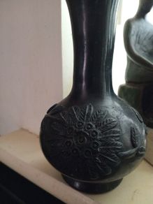 Japanese Ceramic Bulbous Vase