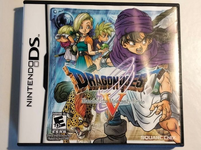 Dragon Quest V Hand of the Heavenly Bride Nintendo DS NTSC