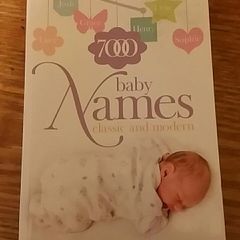 7000 baby names book