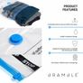 20 Heavy Duty Vacuum Storage Bags Set with Pump Image 6