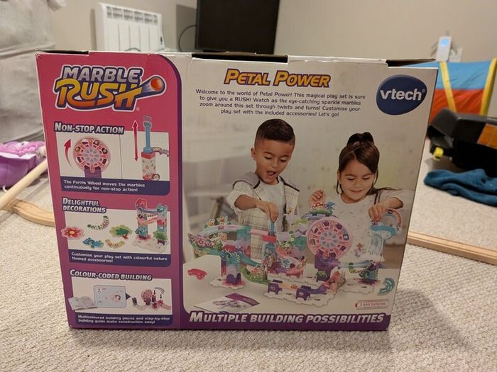V tech petal push marble run