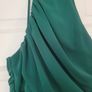 Lipsy size 10 emerald green ruched maxi dress, worn once Image 5