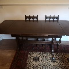 Extension Dining Table and Chairs.