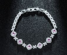 Crystal bracelet size M-L
