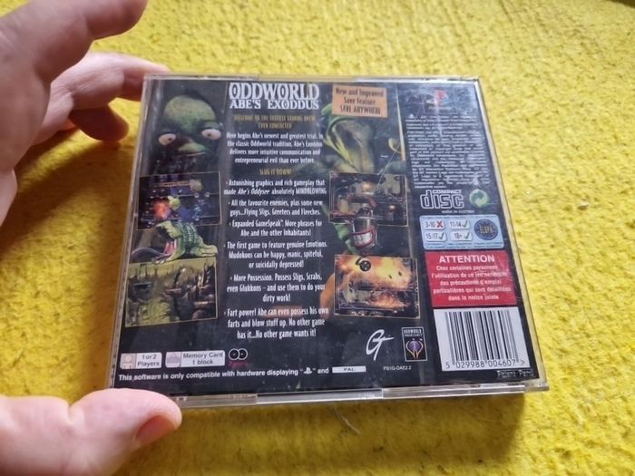 Oddworld Abe s Exoddus PlayStation1 Ps1 PlayStation2 Ps2 games Original