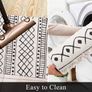 Cotton Area Rug Runner for Hallway, Throw Rugs for Bedroom, Woven Area Rug Indoor, Runner Rug for Kitchen Image 4